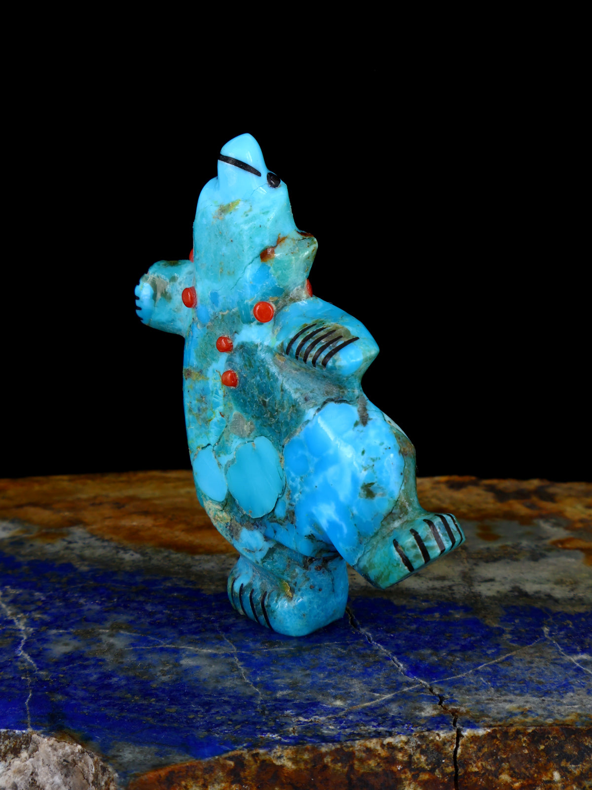 Turquoise Bear Zuni Fetish