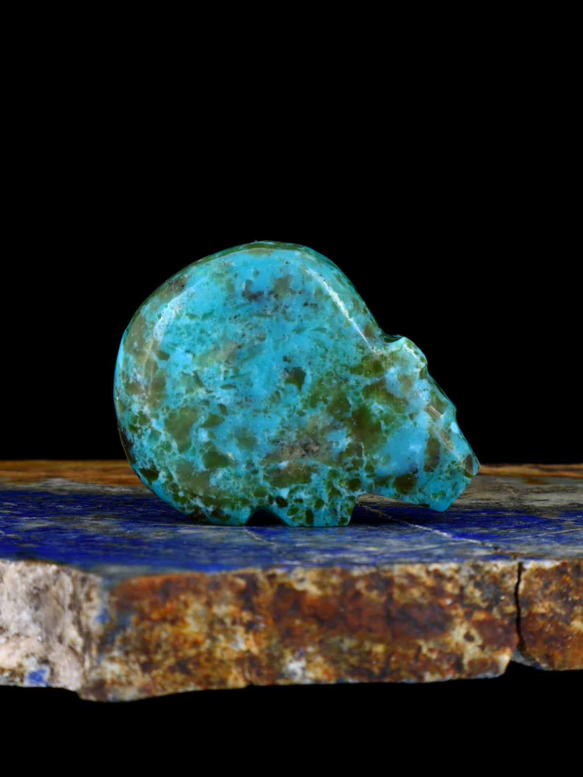 Turquoise Bear Zuni Fetish