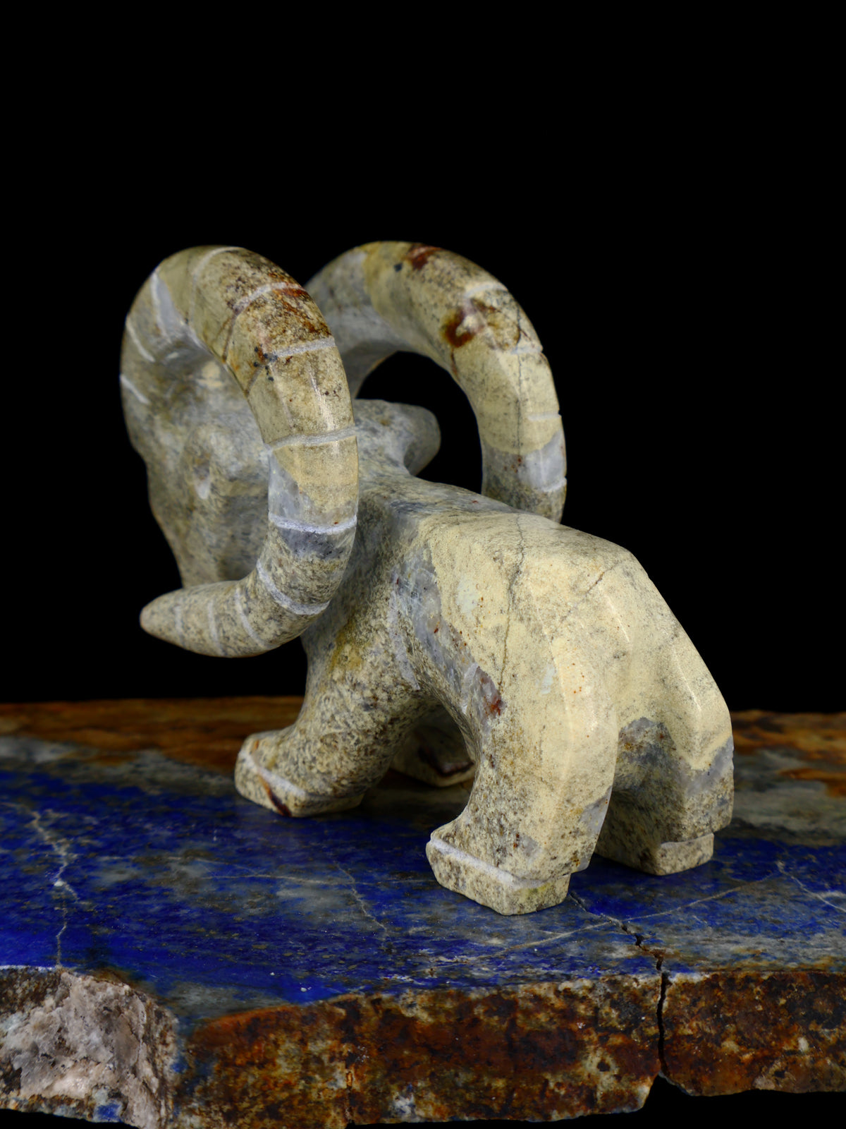 Serpentine Ram Zuni Fetish