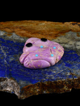Dyed Jasper Frog Zuni Fetish