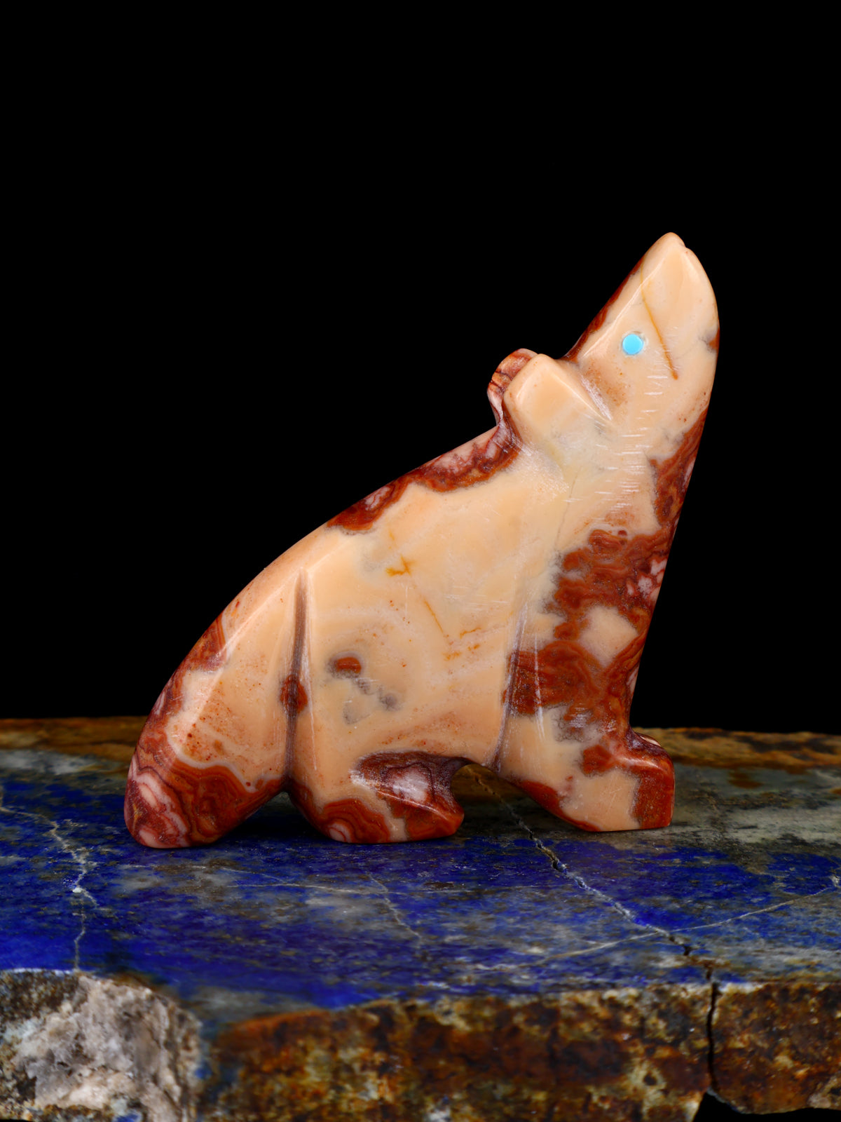 Fétiche Zuni Cheval Turquoise