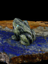 Serpentine Frog Zuni Fetish