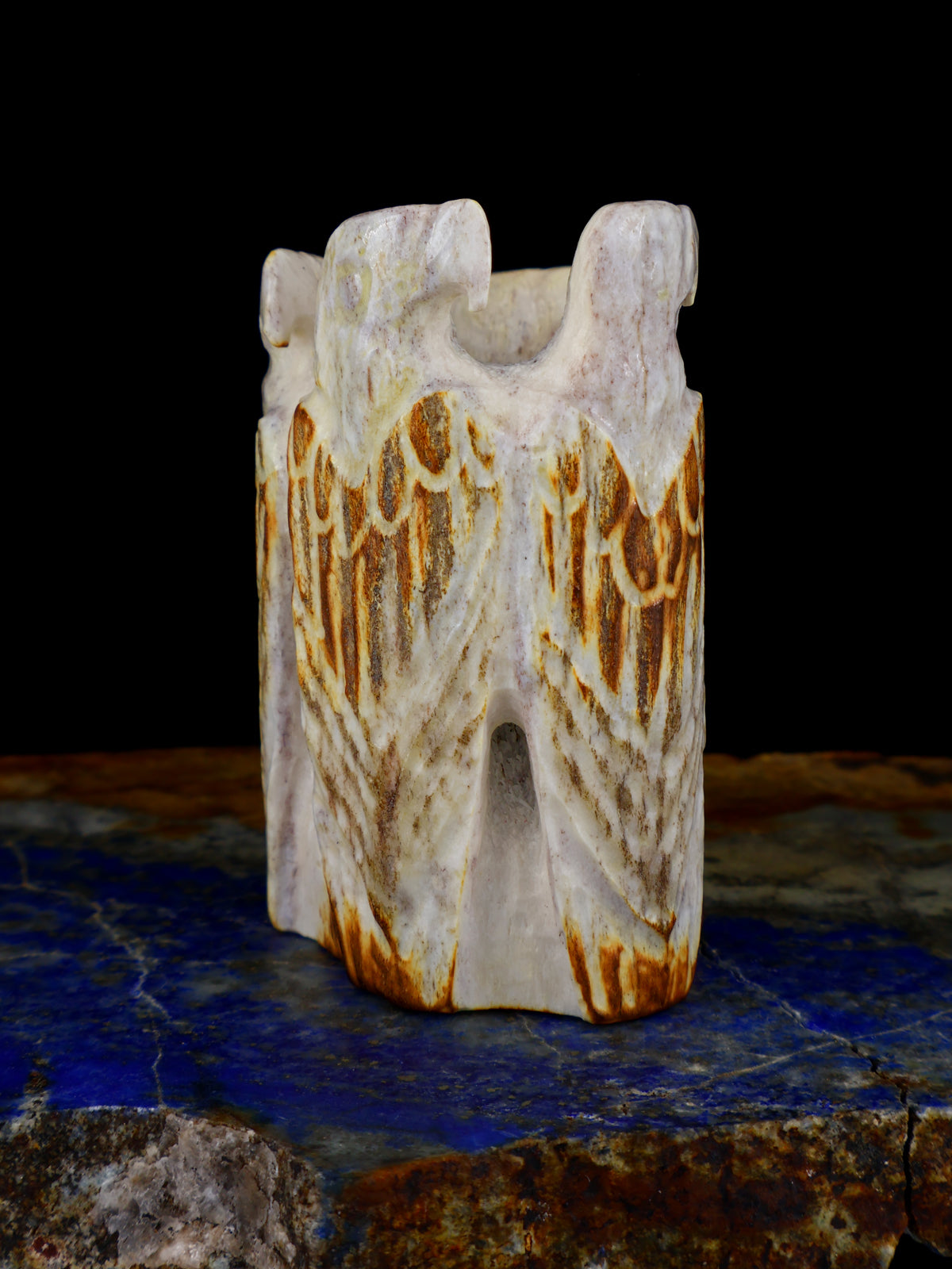 Antler Eagle Family Zuni Fetish