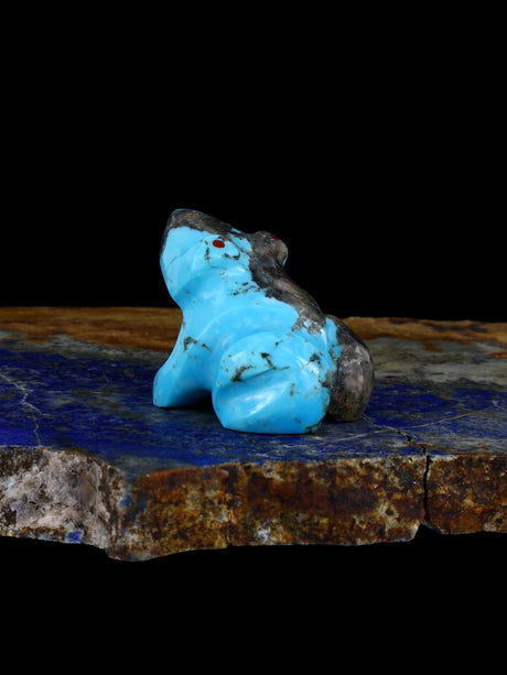 Turquoise Frog Zuni Fetish - PuebloDirect.com