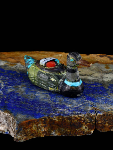 Serpentine Duck Zuni Fetish