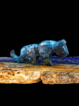 Turquoise Mountain Lion Zuni Fetish