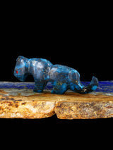 Turquoise Mountain Lion Zuni Fetish