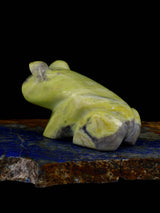Serpentine Frog Zuni Fetish
