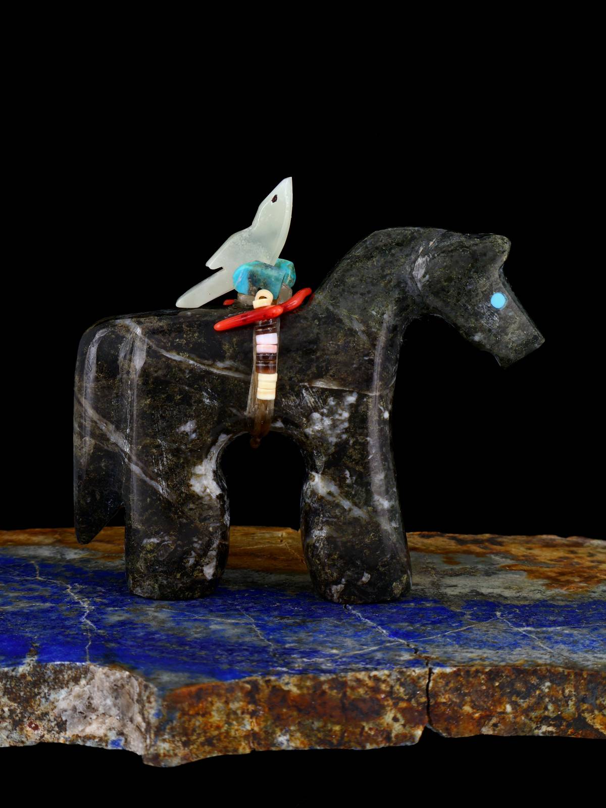 Serpentine Horse Zuni Fetish