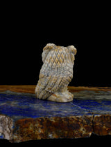 Picasso Marble Owl Zuni Fetish