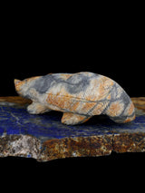 Picasso Marble Badger Zuni Fetish - PuebloDirect.com