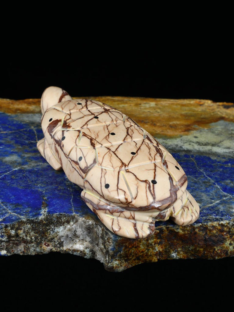 Marble Turtle Zuni Fetish - PuebloDirect.com