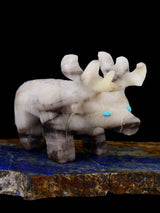 Marble Reindeer Zuni Fetish