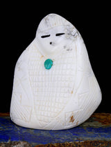 White Marble Maiden Zuni Fetish