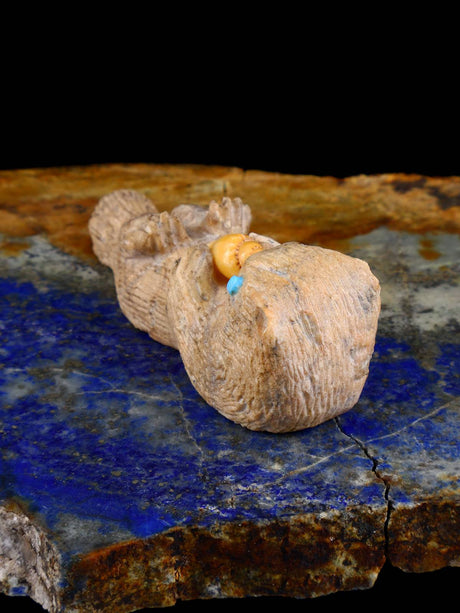 Travertine Otter Zuni Fetish