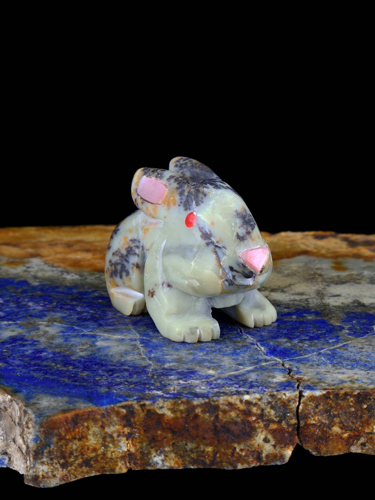 Serpentine Rabbit Zuni Fetish