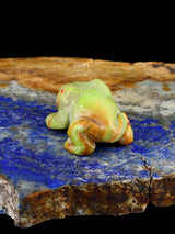 Mojave Turquoise Frog Zuni Fetish