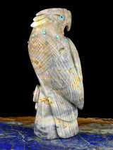 Hibou d'albâtre orange Zuni Fetish