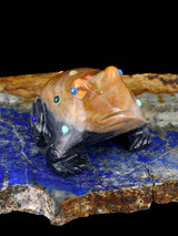 Picasso Marble Frog Zuni Fetish