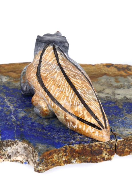 Picasso Marble Badger Zuni Fetish - PuebloDirect.com