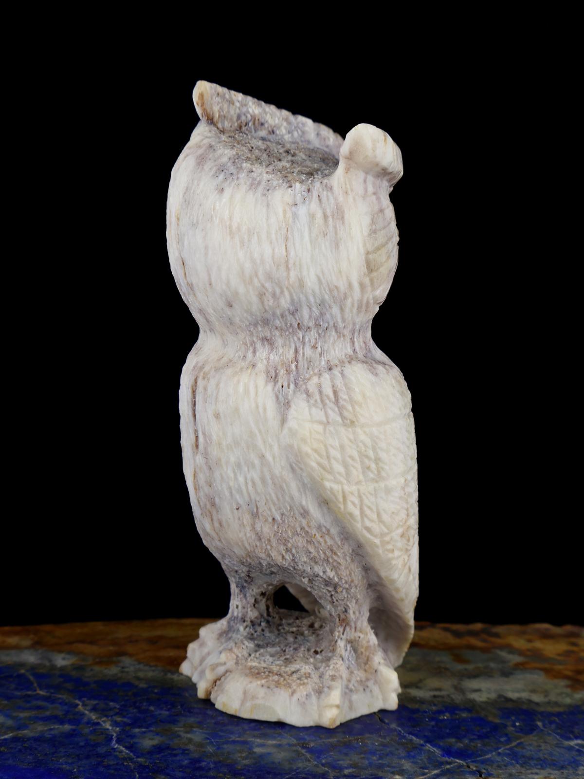 Antler Owl Zuni Fetish - PuebloDirect.com