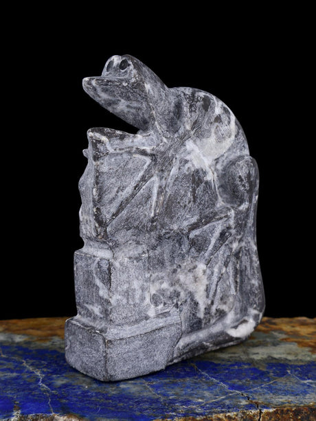 Marble Lizard Zuni Fetish - PuebloDirect.com