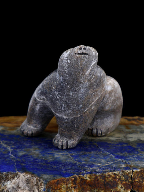 Marble Bear Zuni Fetish - PuebloDirect.com