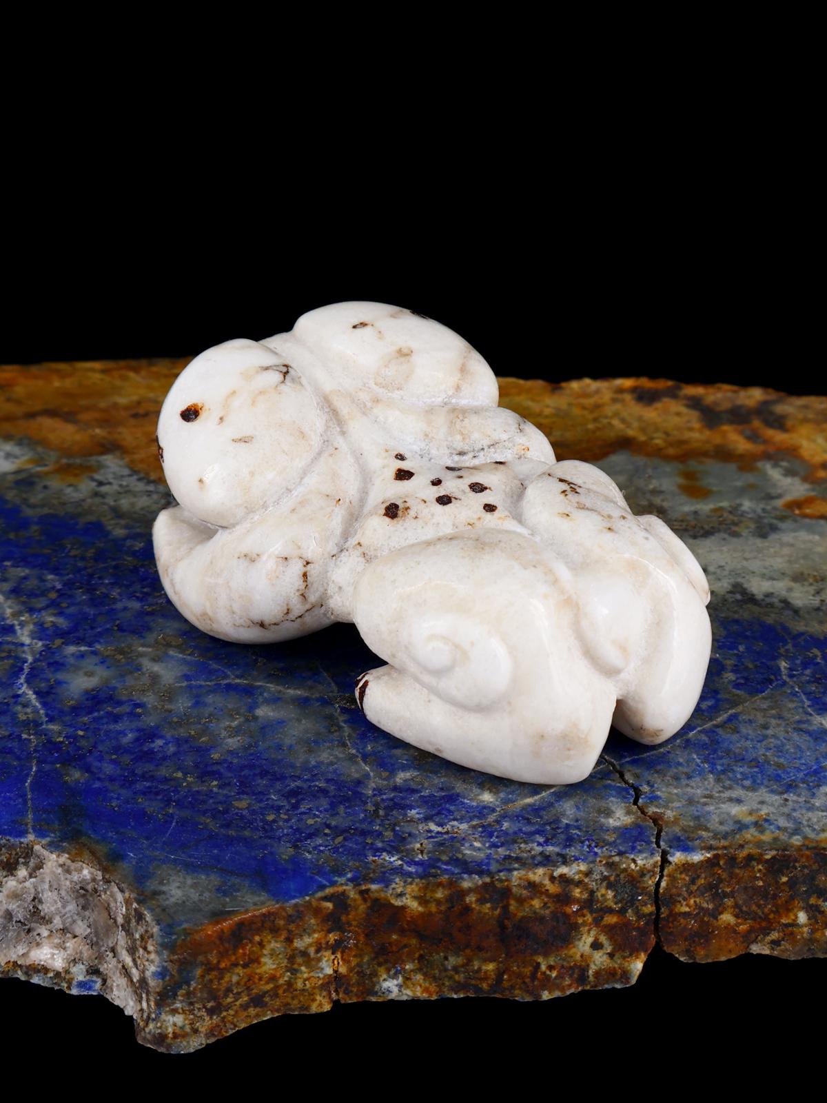 Marble Frog Zuni Fetish - PuebloDirect.com