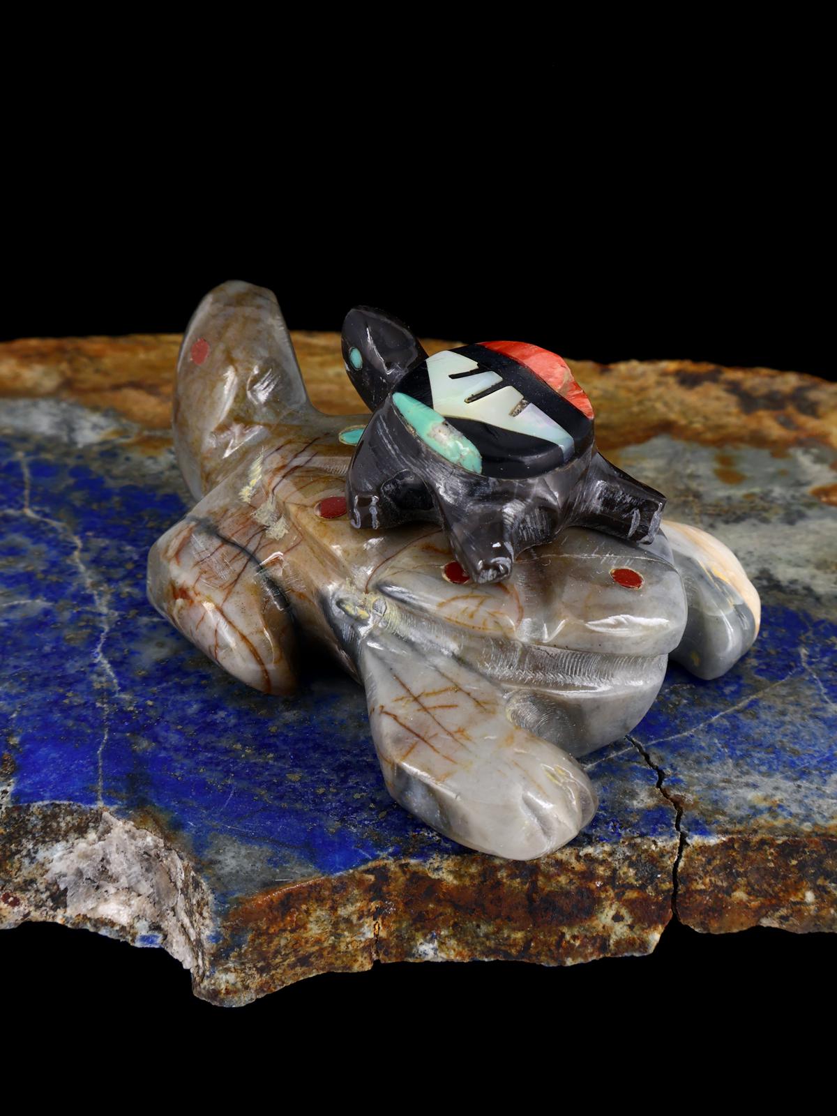 Marble Turtles Zuni Fetish - PuebloDirect.com