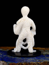 White Marble I Want My Mummy Zuni Fetish