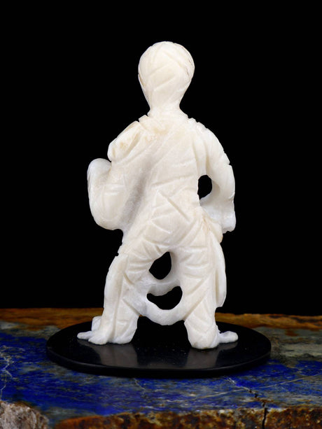 White Marble I Want My Mummy Zuni Fetish