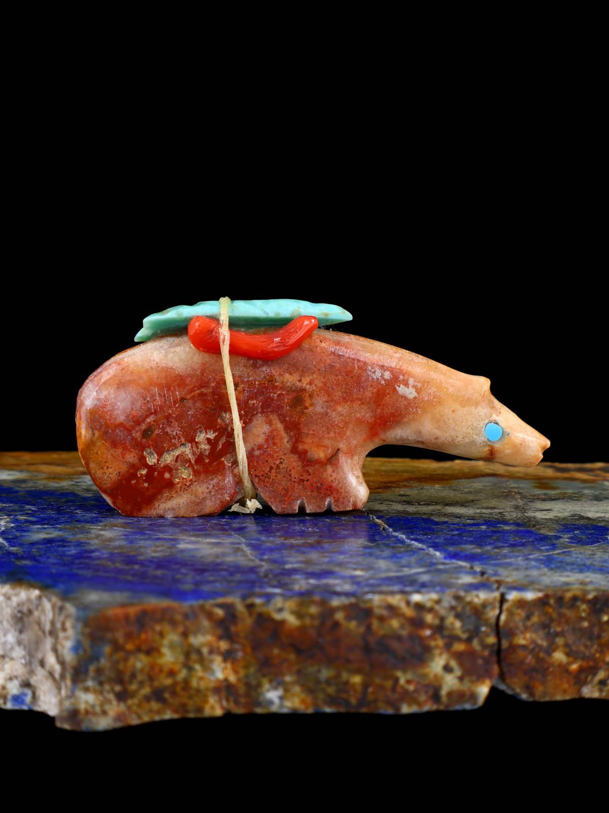 Onyx Bear Zuni Fetish