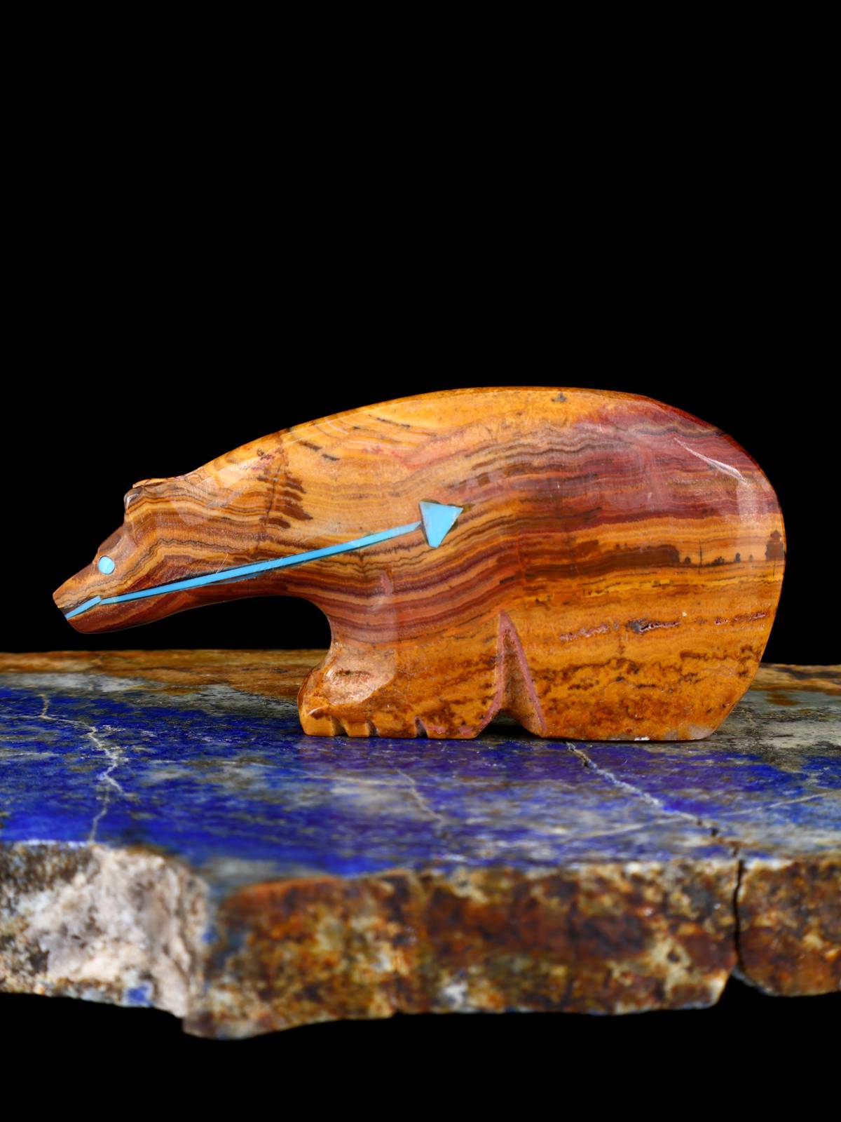 Onyx Bear Zuni Fetish
