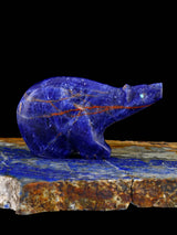 Sodalite Bear Zuni Fetish