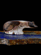 Mother of Pearl Bear Zuni Fetish