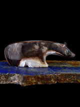Mother of Pearl Bear Zuni Fetish