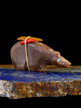 Rootbeer Onyx Bear Zuni Fetish