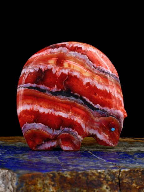 Mammoth Tooth Medicine Bear Zuni Fetish