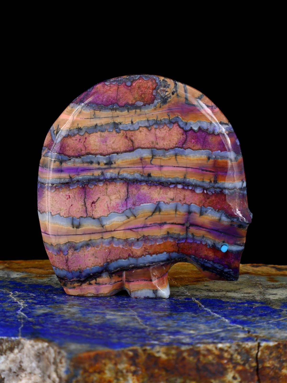 Mammoth Tooth Medicine Bear Zuni Fetish