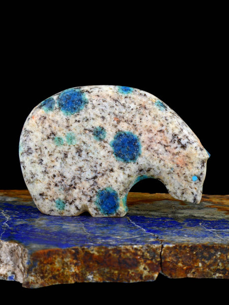 K2 Blue Medicine Bear Zuni Fetish