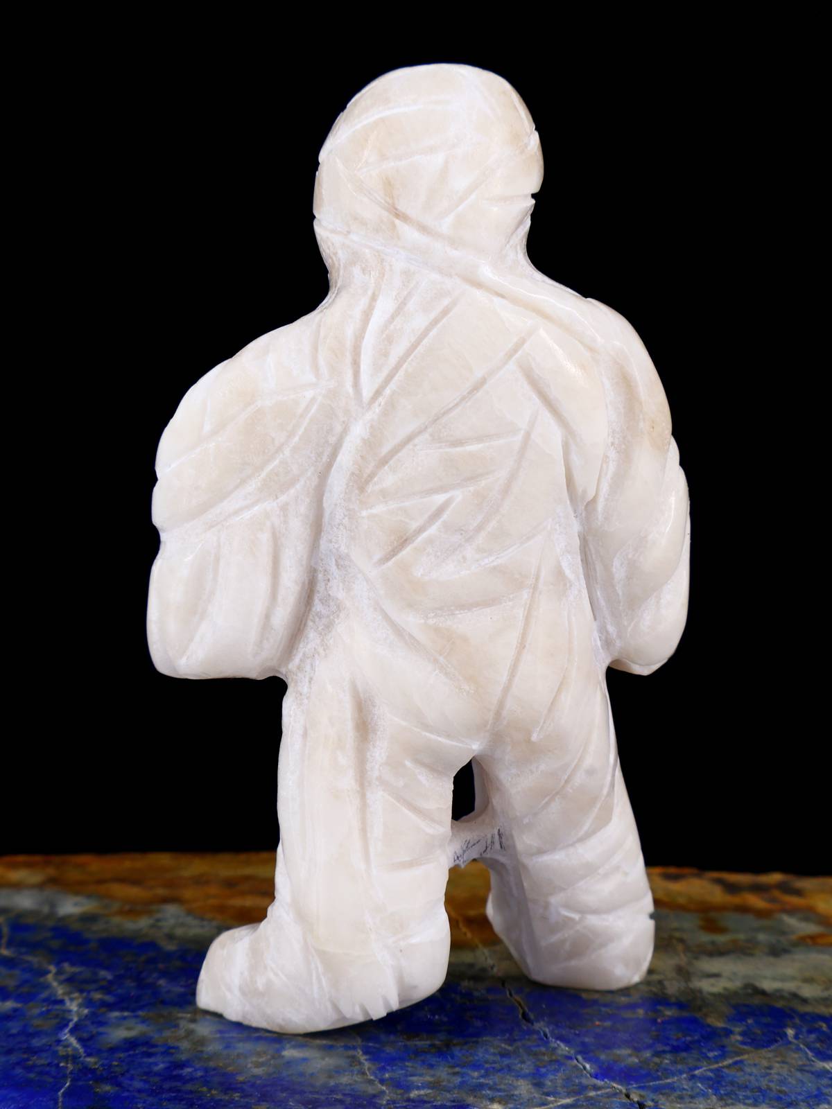 White Marble Mummy Zuni Fetish