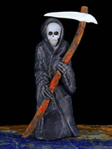 Black Marble Grim Reaper Zuni Fetish
