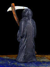 Black Marble Grim Reaper Zuni Fetish