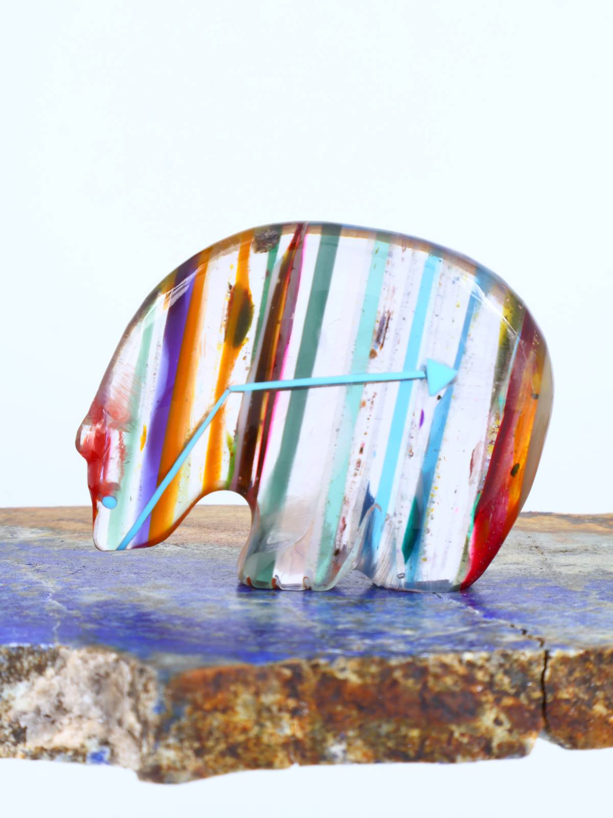 Surfite Bear Zuni Fetish