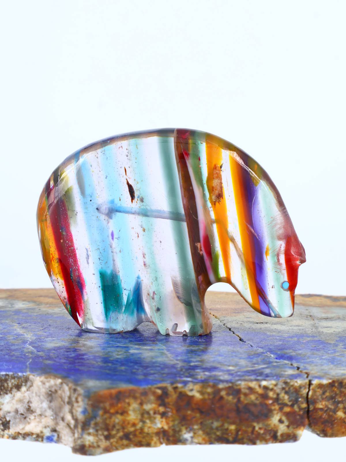 Surfite Bear Zuni Fetish