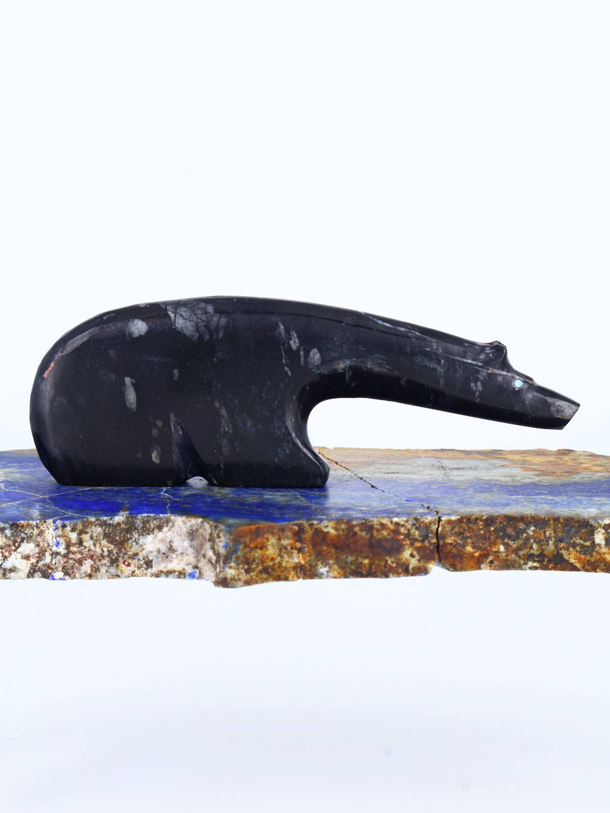 Picasso Marble Bear Zuni Fetish