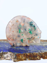 Confetti Chrysocolla Medicine Bear Zuni Fetish