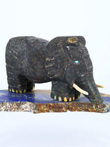 Large Marble Elephant Zuni Fetish