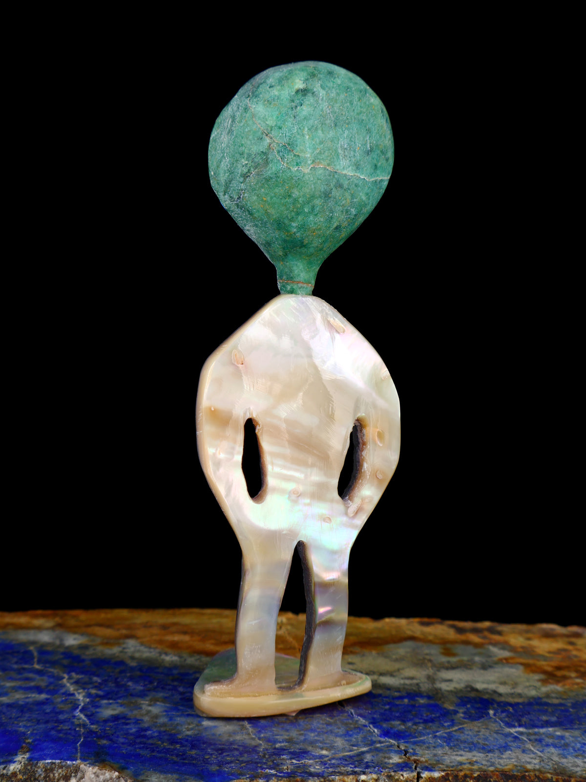 Serpentine Alien Zuni Fetish
