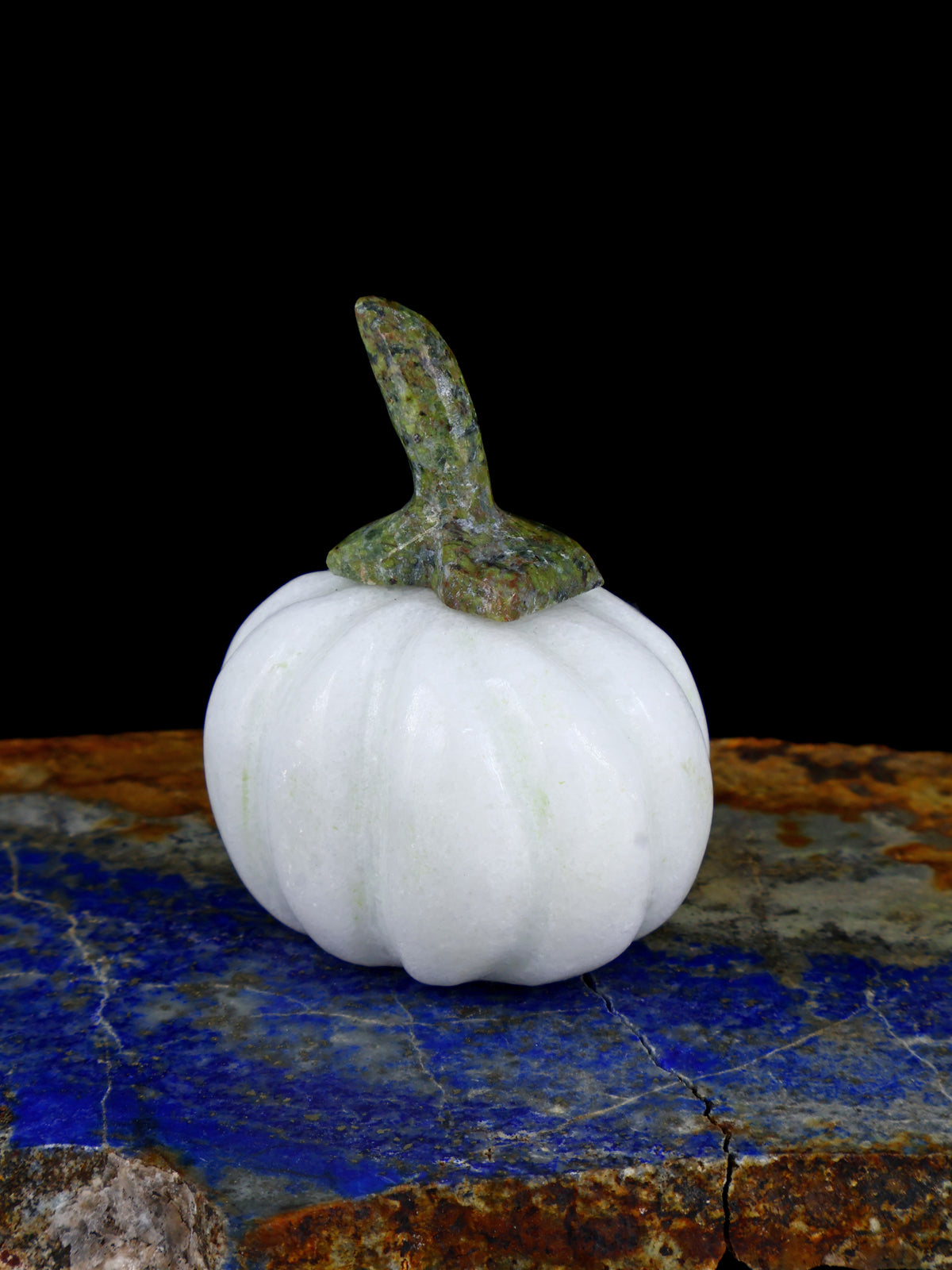 Alabaster Pumpkin Zuni Fetish